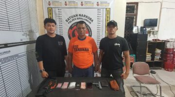 Sat Narkoba Polres Simalungun Tangkap Kakek gegara Jual Narkoba, Sabu 115 Gram – Airsoft Gun Disita