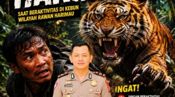 Pasca Serangan Harimau di Teluk Lanus, Kapolsek Sungai Apit: Area Habitat Satwa Wajib Berkelompok