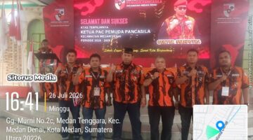Terpilih Kembali Secara Aklamasi/Amanah, Guntur Syahputra Siap Pimpin PAC Pemuda Pancasila Medan Denai Periode 2026–2029